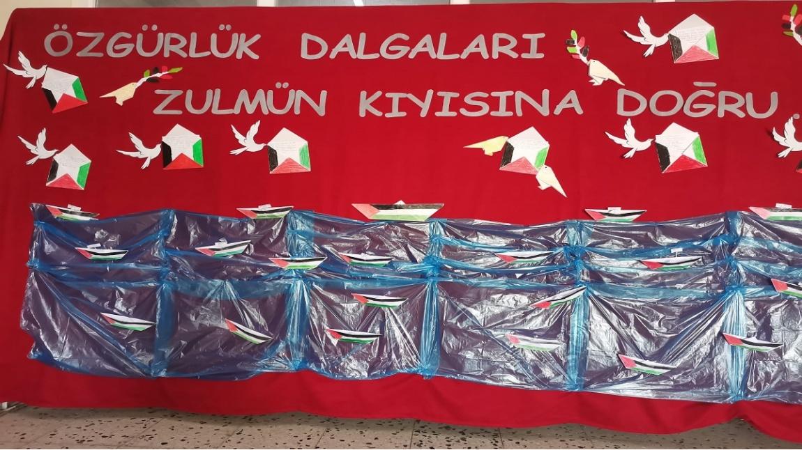 Bugün Okulumuzda Filistin Farkındalık Etkinlikleri Düzenledik